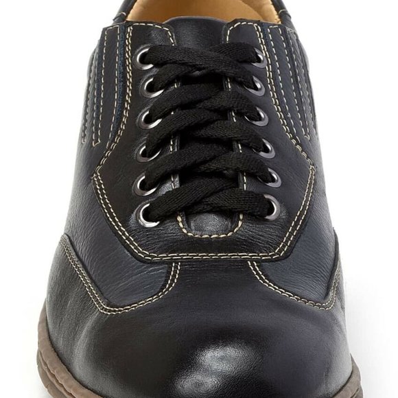 Sandro Moscoloni Sneaker. Mix of suede and smooth leather. Size 13. Color Black main image 5
